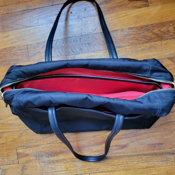 Knomo Black Tote Bag with Gold Accents - Picture 11 of 12